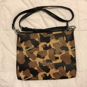 Tignanello Camo Print Crossbody Bag
